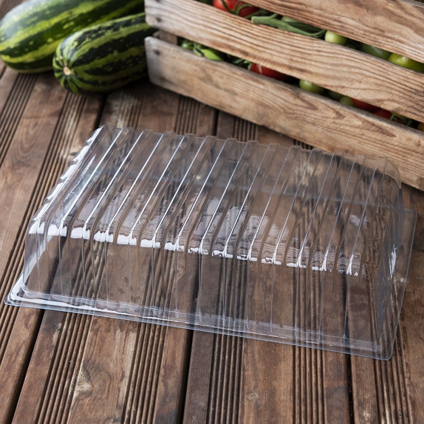 Lock Minidrivhus Genomskinligt plastlock för minidrivhus. 