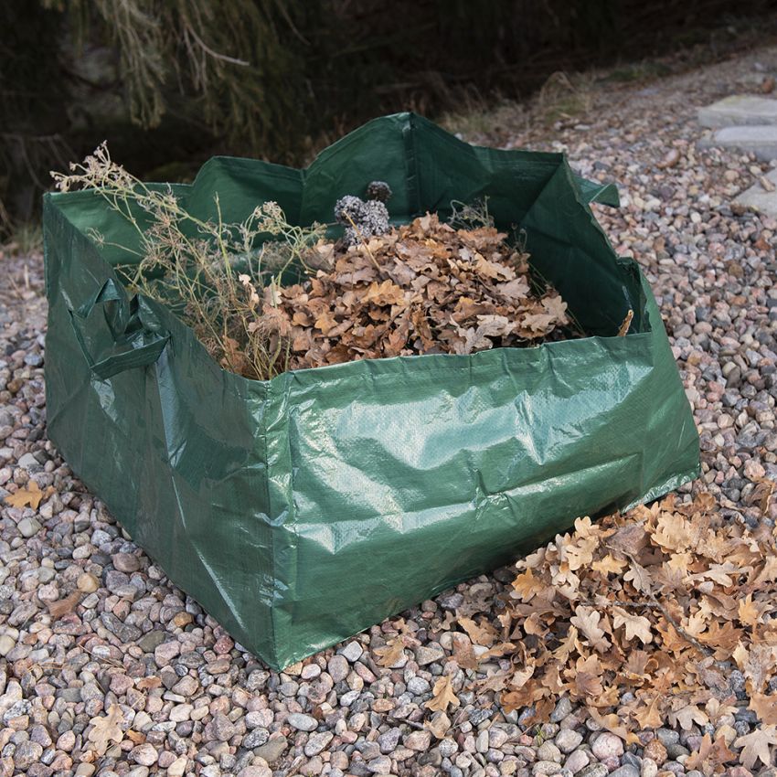 Trädgårdssäck 150 liter, grön säck för kompost och restmaterial i din trädgård.