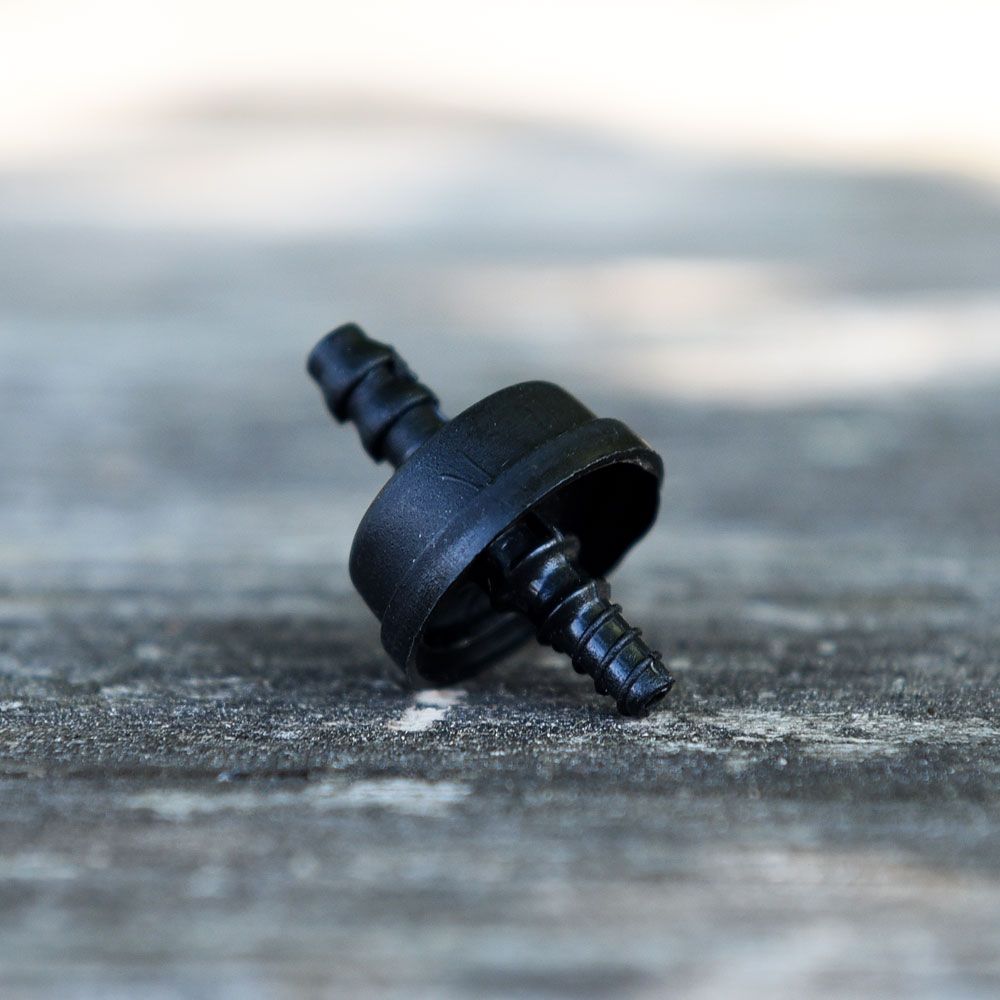 Droppmunstycke till soldrivna bevattningssystem. 