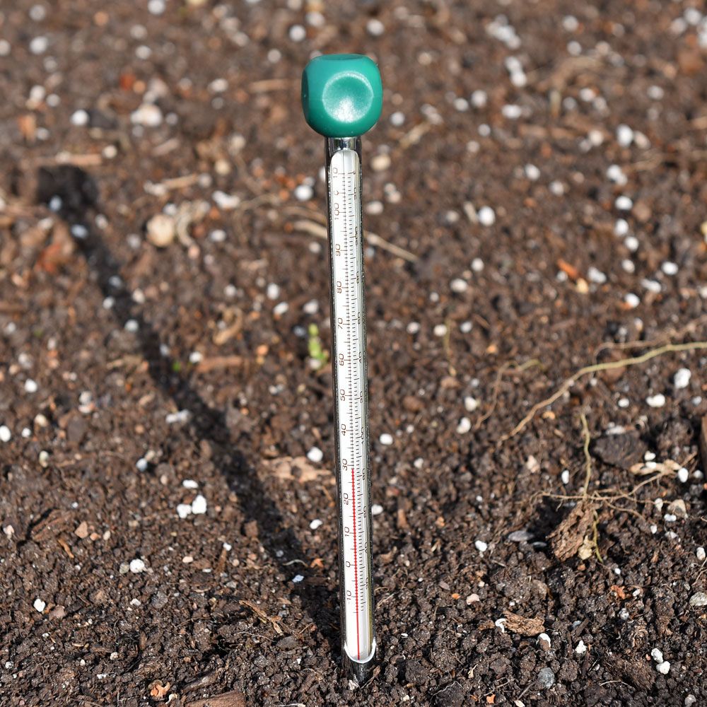 Jordtermometer, Hjälper dig att kontrollera temperaturen i jorden inför frösådd