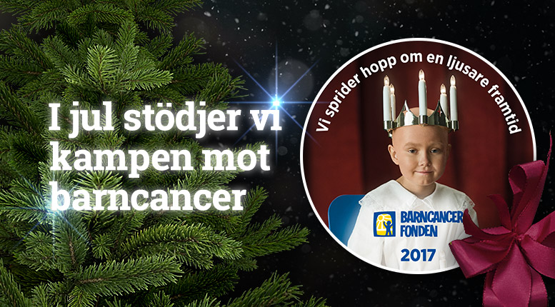 Impecta stödjer Barncancerfonden