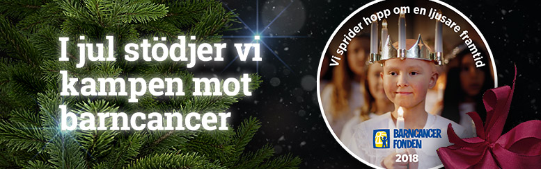 Impecta stödjer Barncancerfonden