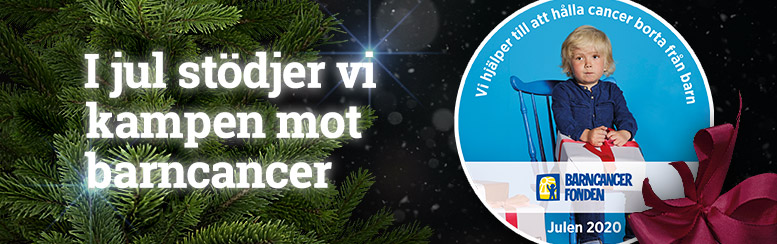 Impecta stödjer Barncancerfonden