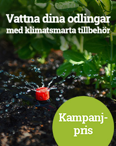 Kampanjpris på utvalda tillbehör för bevattning