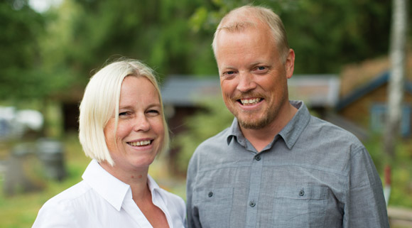 Michael och Veronica på Impecta Fröhandel