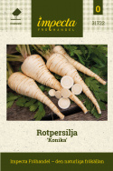 Rotpersilja ''''Konika'''' Vita, släta, kortare rötter. Krispigt, sprött fruktkö