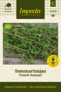  Sommartimjan 'French Summer', Snabbväxande, timjan. Aromatiskt, doftande blad