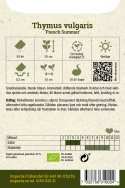  Sommartimjan 'French Summer', Snabbväxande, timjan. Aromatiskt, doftande blad