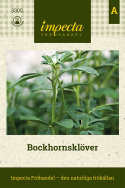Bockhornsklöver Trefingrade blad och bockhornslika fröskidor 