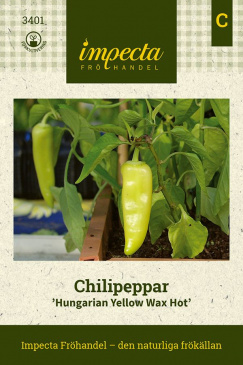 Chilipeppar 'Hungarian Yellow Wax Hot' fröpåse Impecta