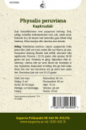 Kapkrusbär, Gula trumpetblommor, svart teckning. Tomatlika frukter med unik smak