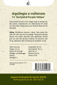 Pastellakleja F1 ''Earlybird Purple Yellow'' Impecta odlingsanvisning