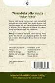 Ringblomma 'Indian Prince' Impecta odlingsanvisning