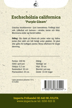 Sömntuta 'Purple Gleam' Impecta odlingsanvisning