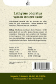 Luktärt 'Spencer Wiltshire Ripple' fröpåse baksida Impecta