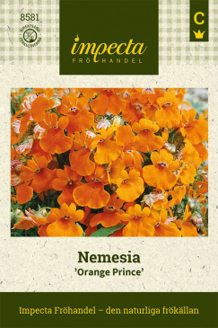 Nemesia 'Orange Prince' Impecta fröpåse