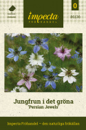 Jungfrun i det gröna 'Persian Jewels', Romantisk färgkombination.