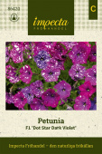 Petunia F1 'Dot Star Dark Violet' fröpåse Impecta