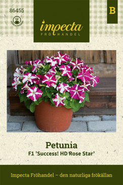 Petunia F1 'Success! HD Rose Star' Impecta fröpåse