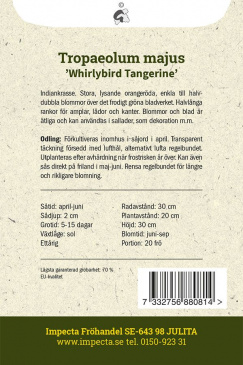 Buskkrasse ''Whirlybird Tangerine'' Impecta odlingsanvisning