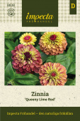 Zinnia ''''Queeny Lime Red'''' fröpåse Impecta