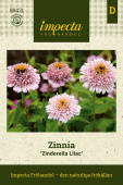 Zinnia ''''''''Zinderella Lilac'''''''' Fröpåse