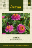 Zinnia ''Zinderella Purple'' Fröpåse