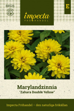 Marylandzinnia 'Zahara Double Yellow' fröpåse Impecta