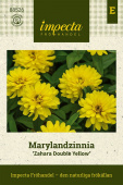 Marylandzinnia ''Zahara Double Yellow'' fröpåse Impecta