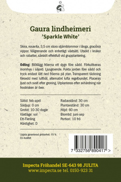 Sommarljus 'Sparkle White' Impecta odlingsanvisning