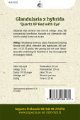 Trädgårdsverbena 'Quartz XP Red with Eye'