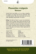 Brytböna 'Montano', Trådfria, ca 12 cm långa, lite tjockare och matiga baljor.