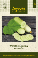 Växthusgurka F1 'Delistar', Små, fina slanggurkor, utsökt krispiga och goda.