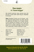 Sockermajs F1 'Sweet Nugget' Impecta fröpåse odlingsanvisning