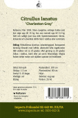 Vattenmelon 'Charleston Gray' Impecta fröpåse odlingsanvisning