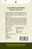 Myskpumpa 'Waltham Butternut' Impecta fröpåse odlingsanvisning