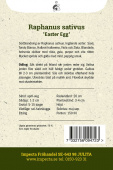 Rädisa 'Easter Egg' Impecta fröpåse odlingsanvisning