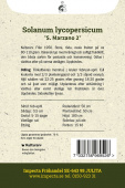 Plommontomat ''San Marzano 2'' odlingsanvisning