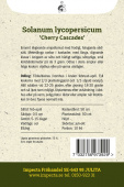 Körsbärstomat ''Cherry Cascades'' Impecta odlingsanvisning