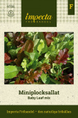 Miniplocksallat Baby Leaf 'Gourmet fröpåse Impecta