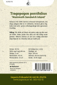 Haverrot 'Mammoth Sandwich Island' fröpåse baksida Impecta
